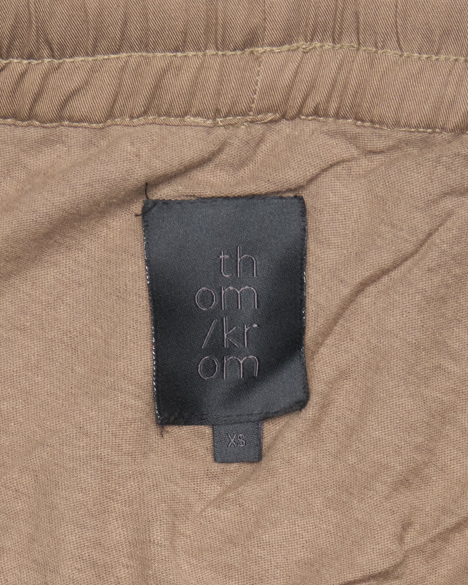 thom/krom Linen Drop Crotch Shorts