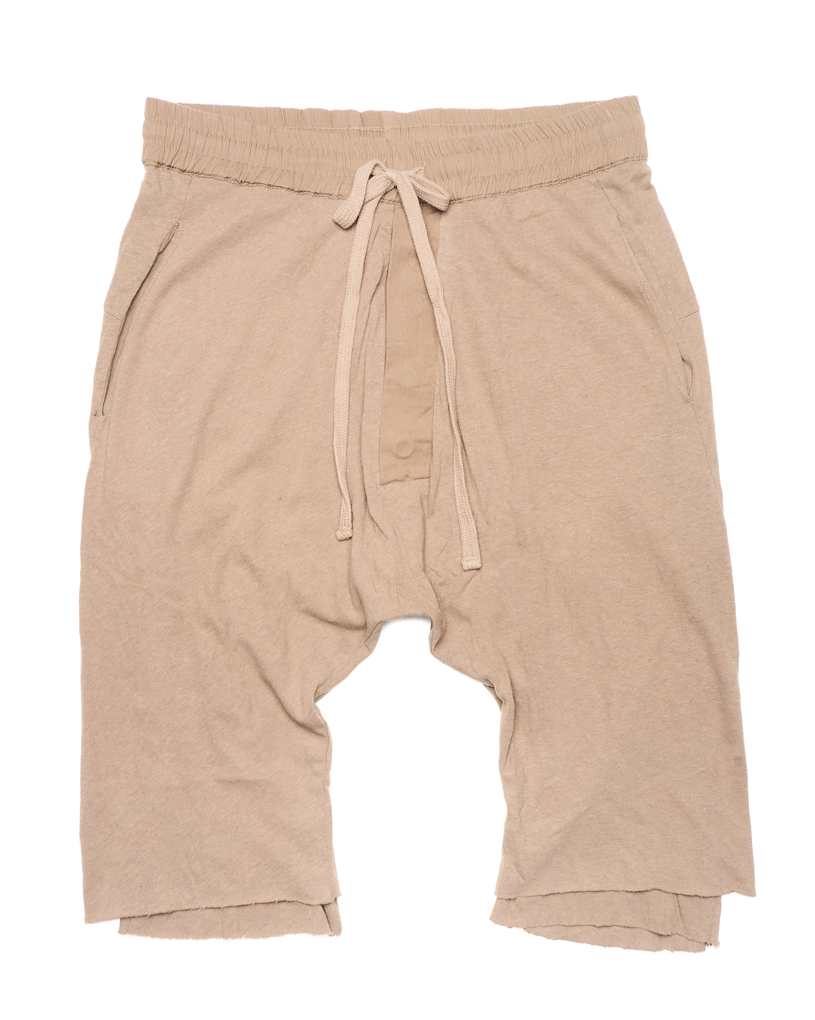 thom/krom Linen Drop Crotch Shorts