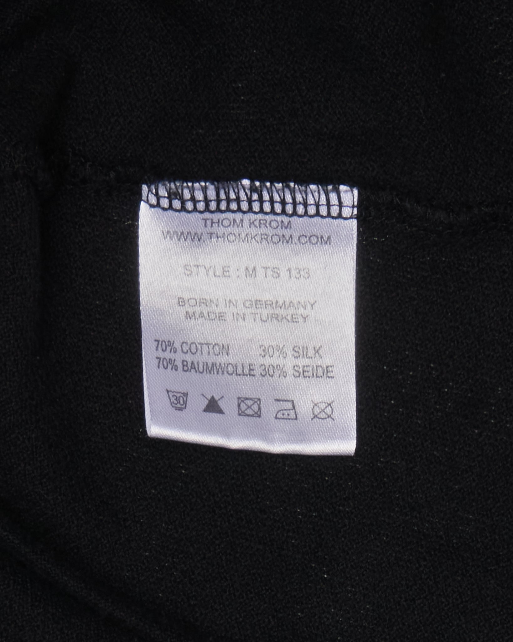 Thom Krom Raw Hem Oversized Tee