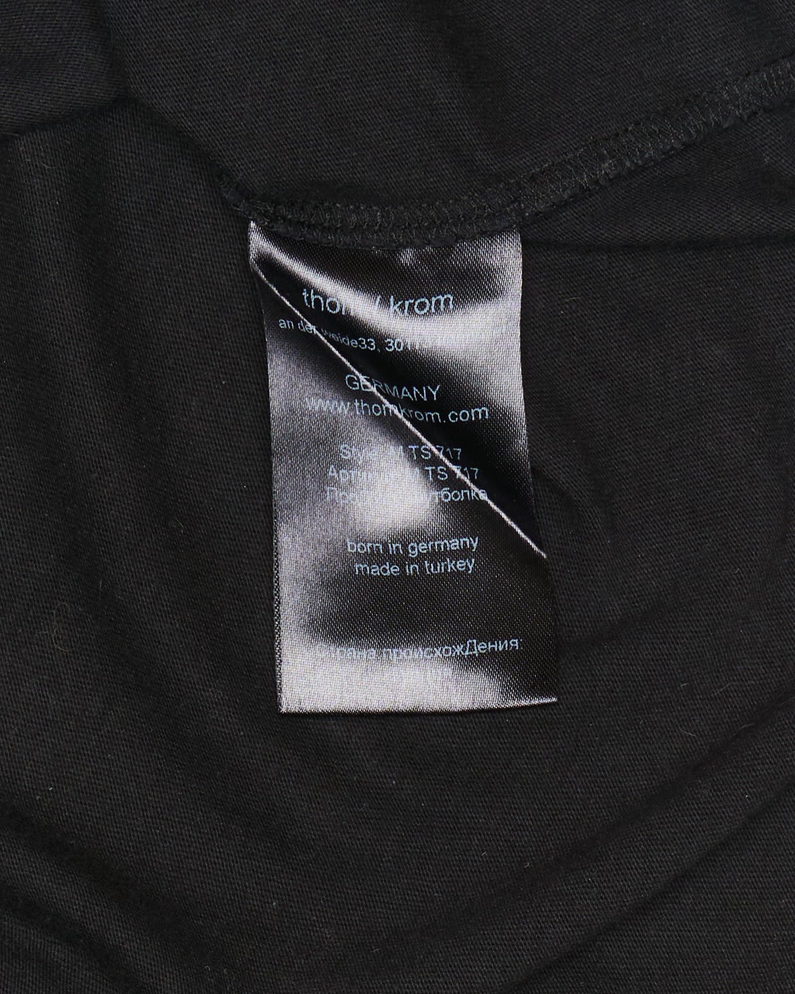 Thom/Krom Scar Stitch Oversized Tee