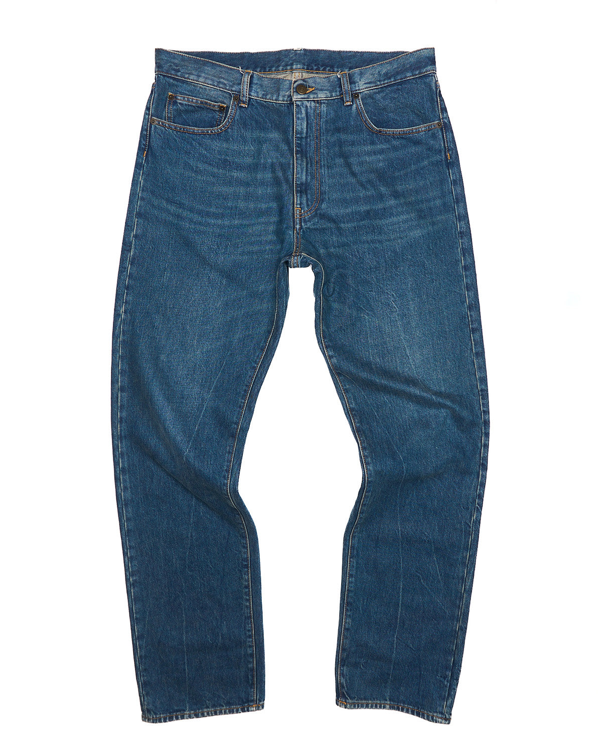 F/W21 Maison Margiela Medium Stone-Wash Straight Leg Jeans