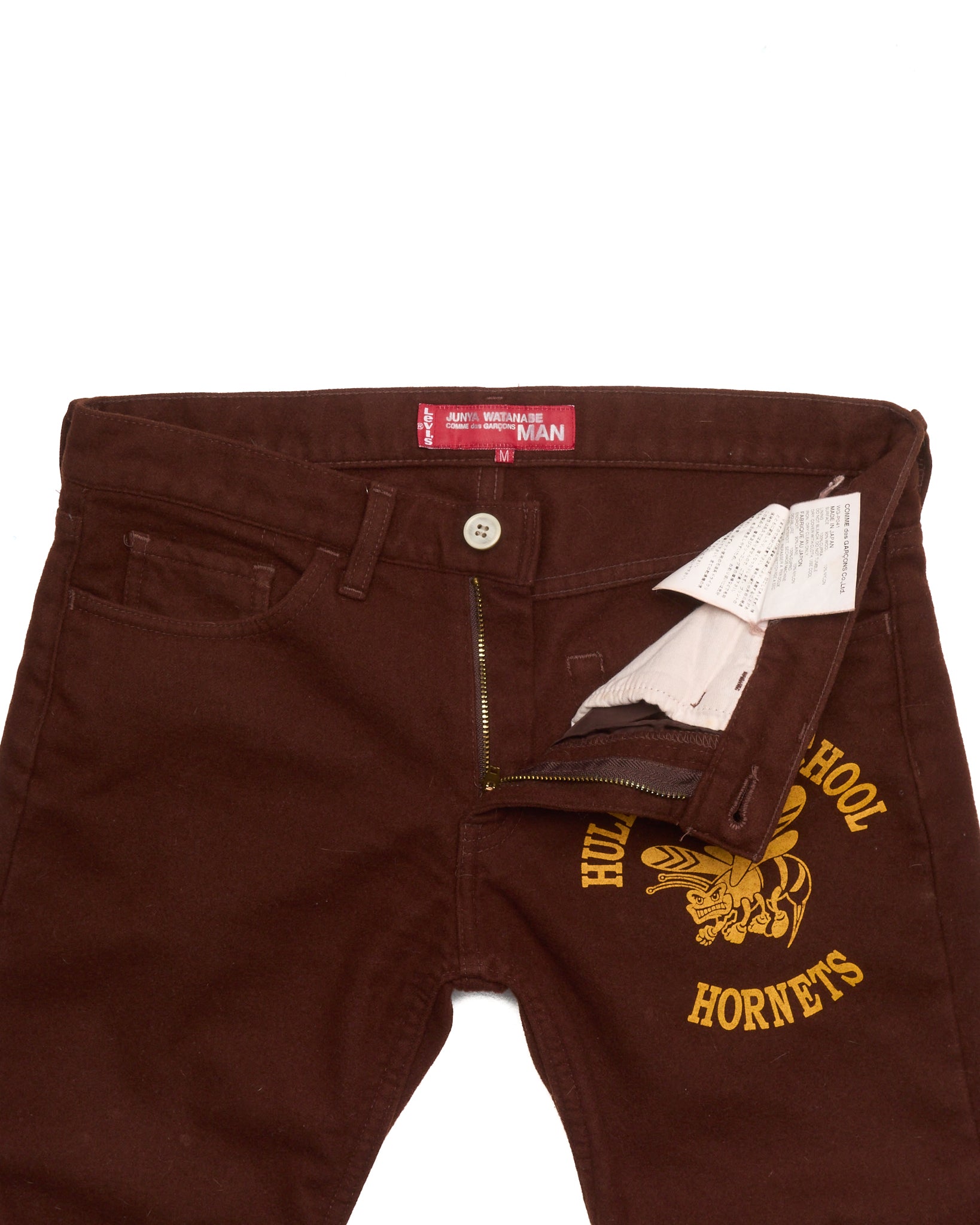 A/W02 Junya Wantanabe x Levi's Wool "Hull Middle School Hornets" Straight Leg Pant
