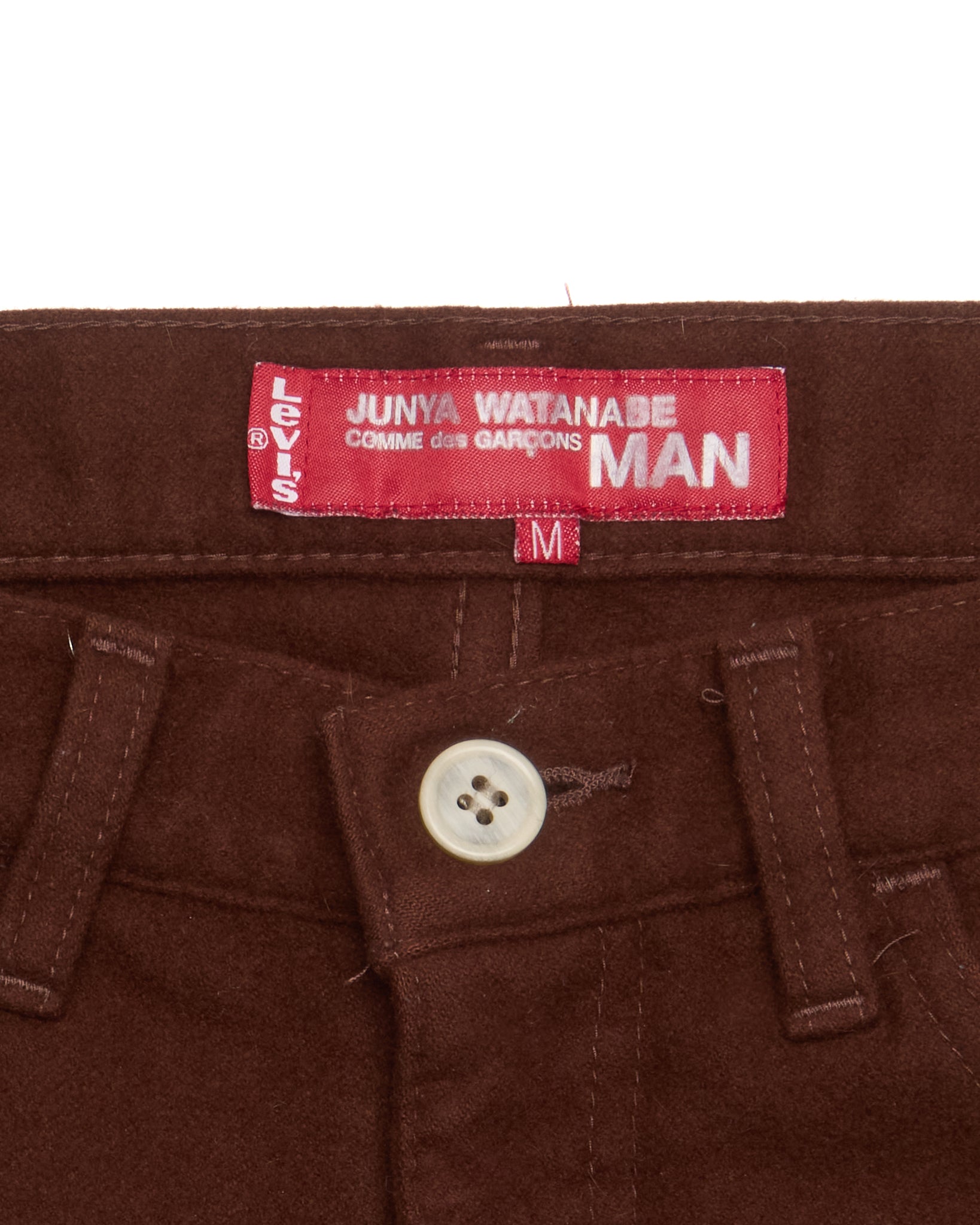 A/W02 Junya Wantanabe x Levi's Wool "Hull Middle School Hornets" Straight Leg Pant