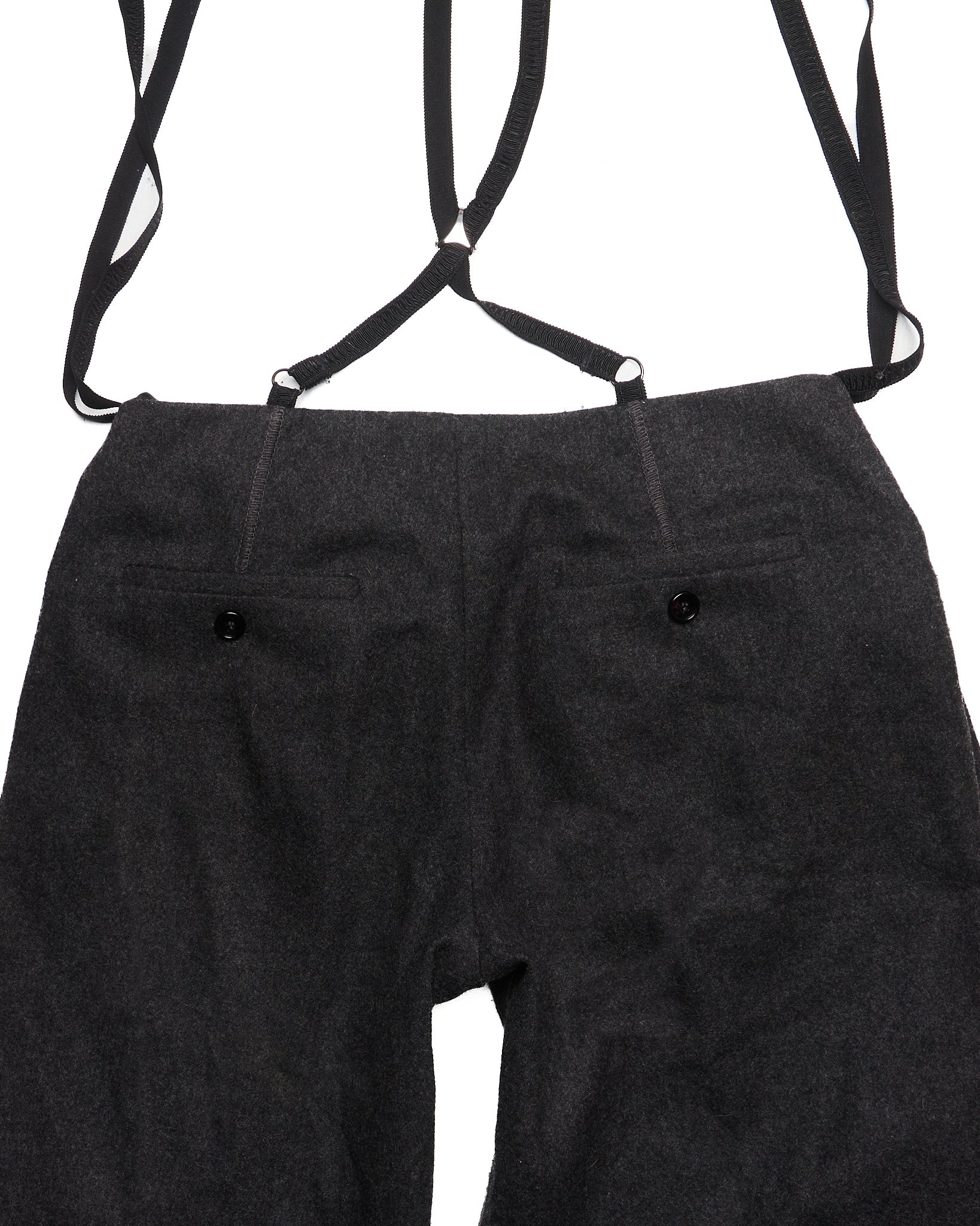 Early 2000s Dolce & Gabbana Wool Suspender Pants