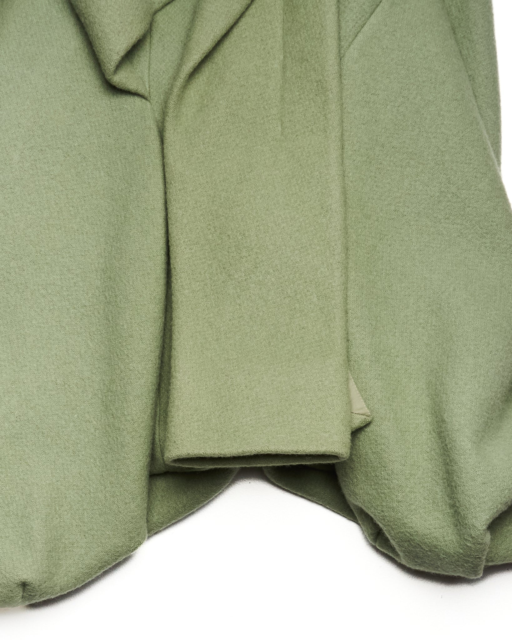 F/W17 Rick Owens “GLITTER” Sleeveless Wool Long Coat