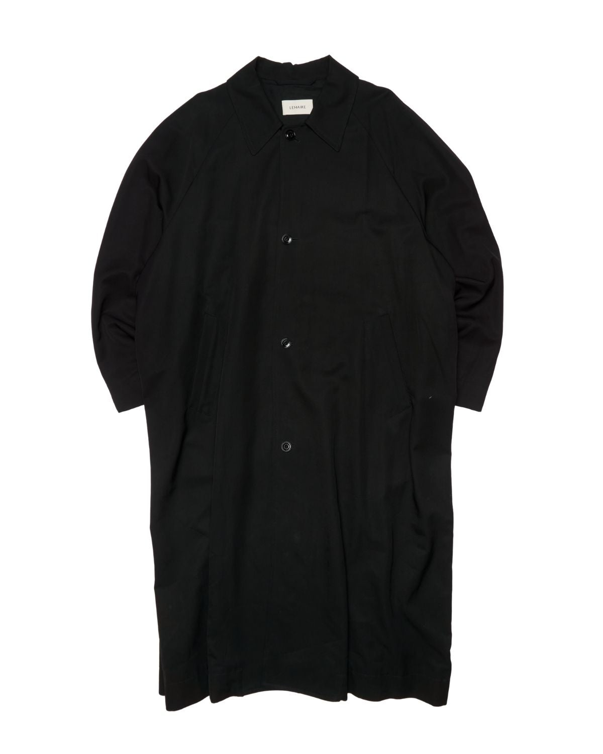 Lemaire Black Half-Coat Trenchcoat