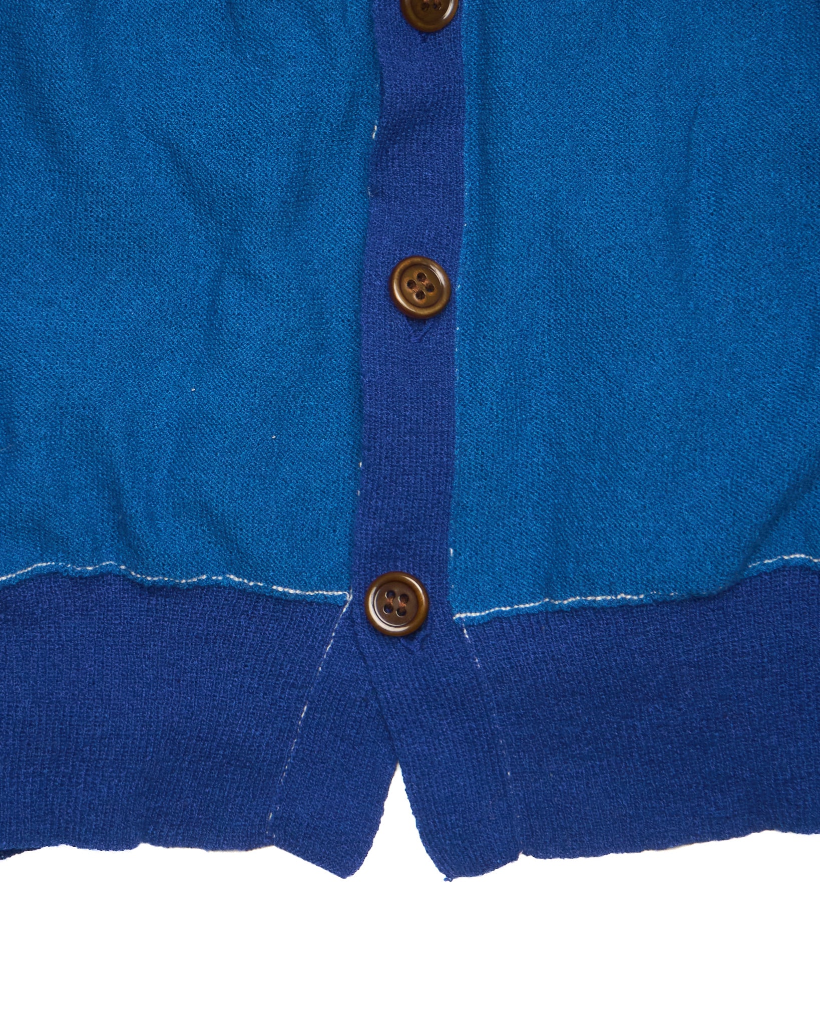 Yohji Yamamoto Contrast Patchwork Cardigan