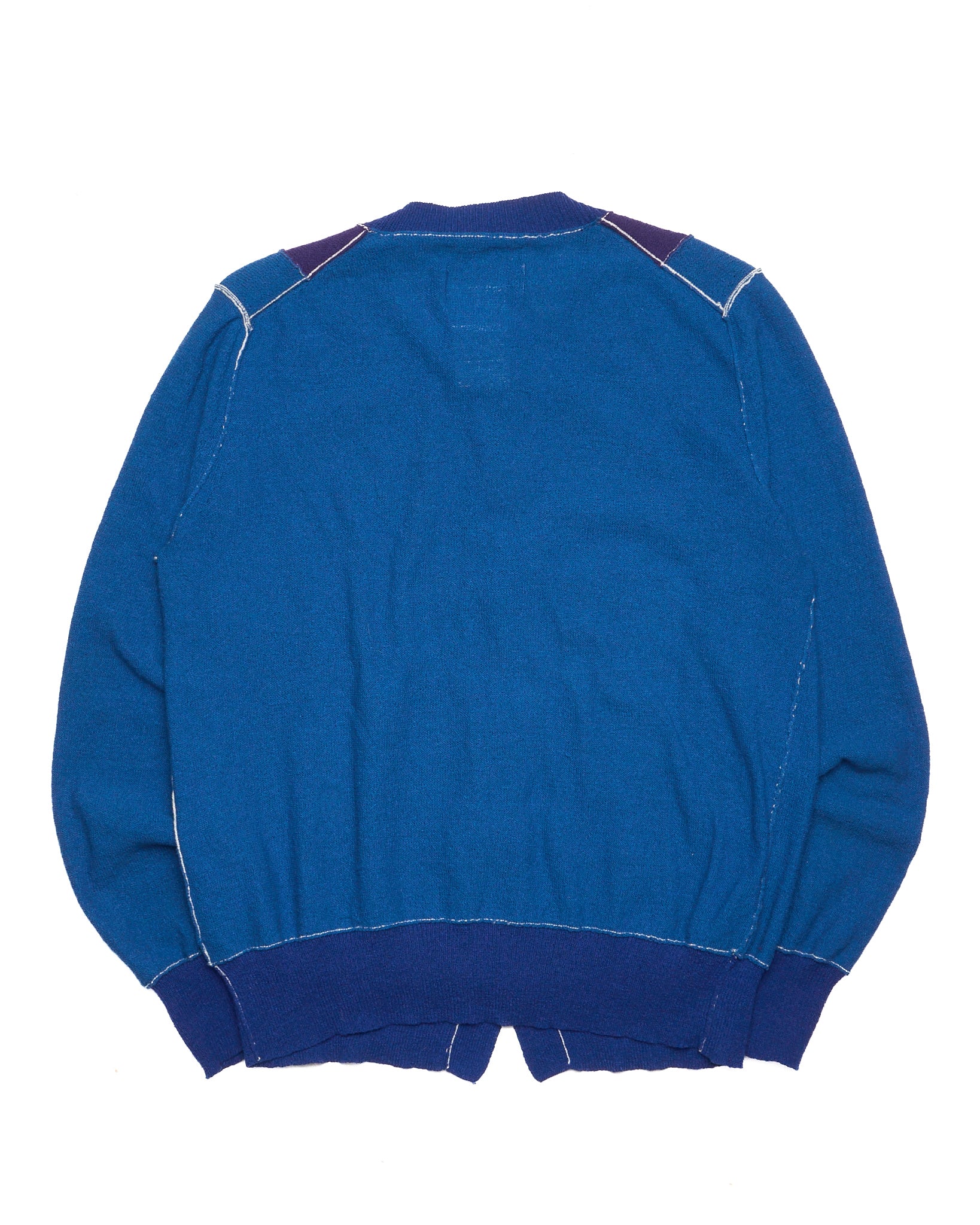 Yohji Yamamoto Contrast Patchwork Cardigan