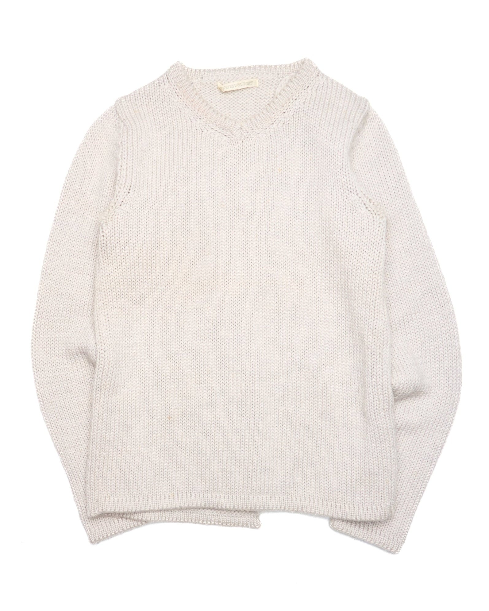 Light gray sweater on a white background