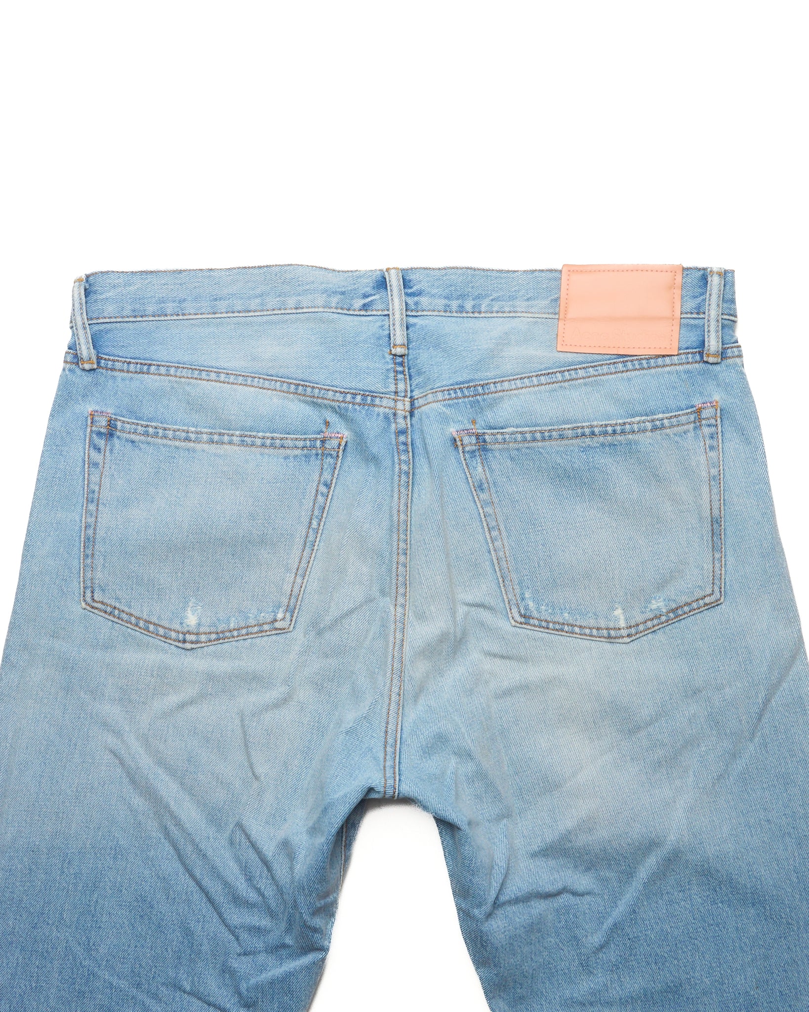 Acne Studios Patchwork Distressed Framed Denim