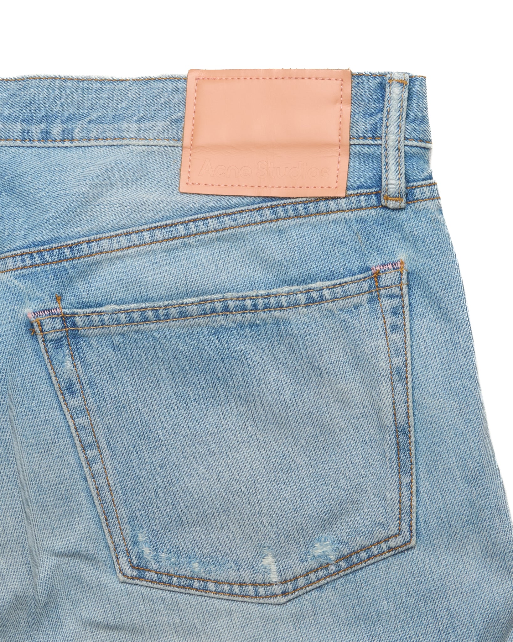 Acne Studios Patchwork Distressed Framed Denim