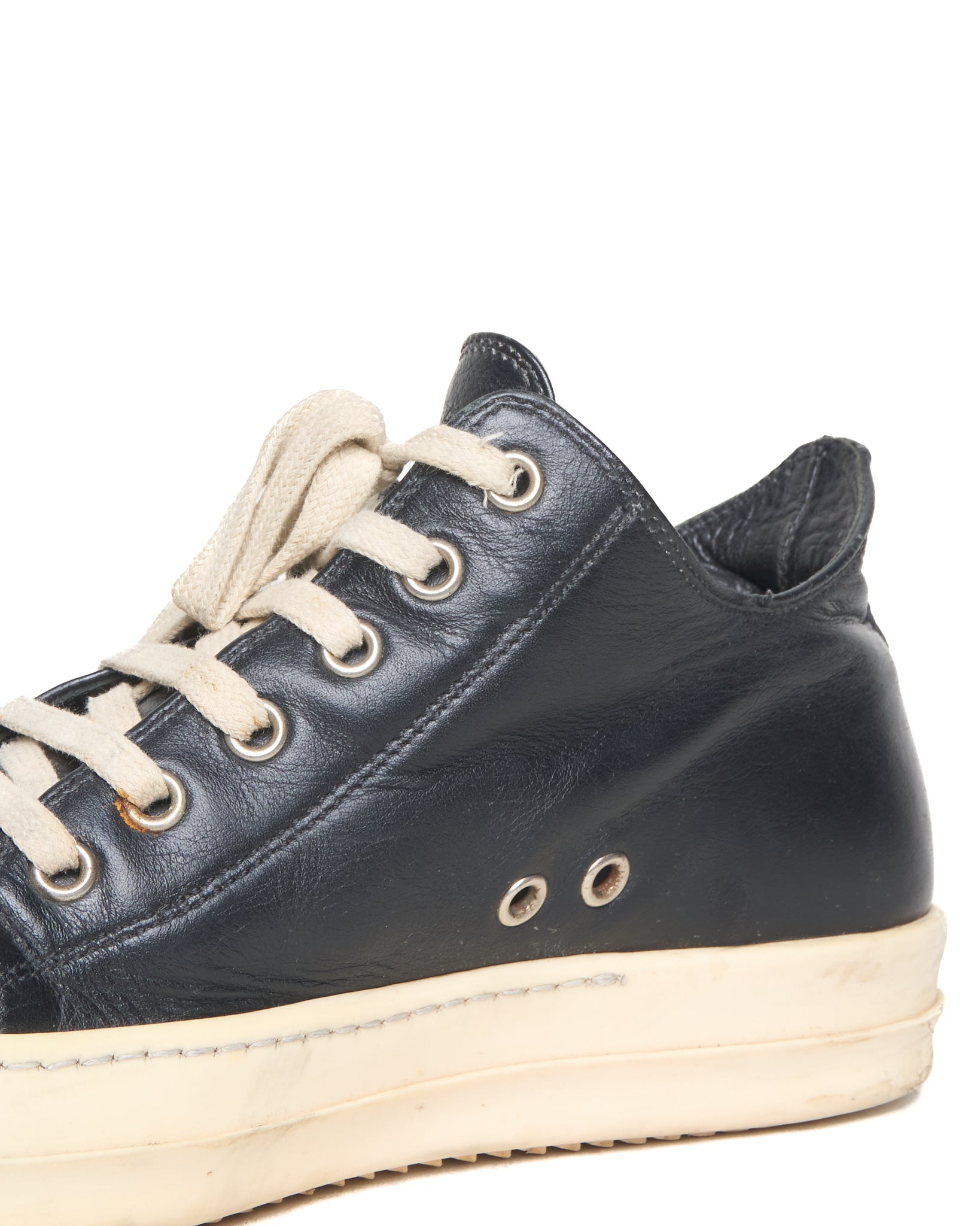 A/W16 Rick Owens “MASTODON” Low-top Ramones Calf Leather Sneakers