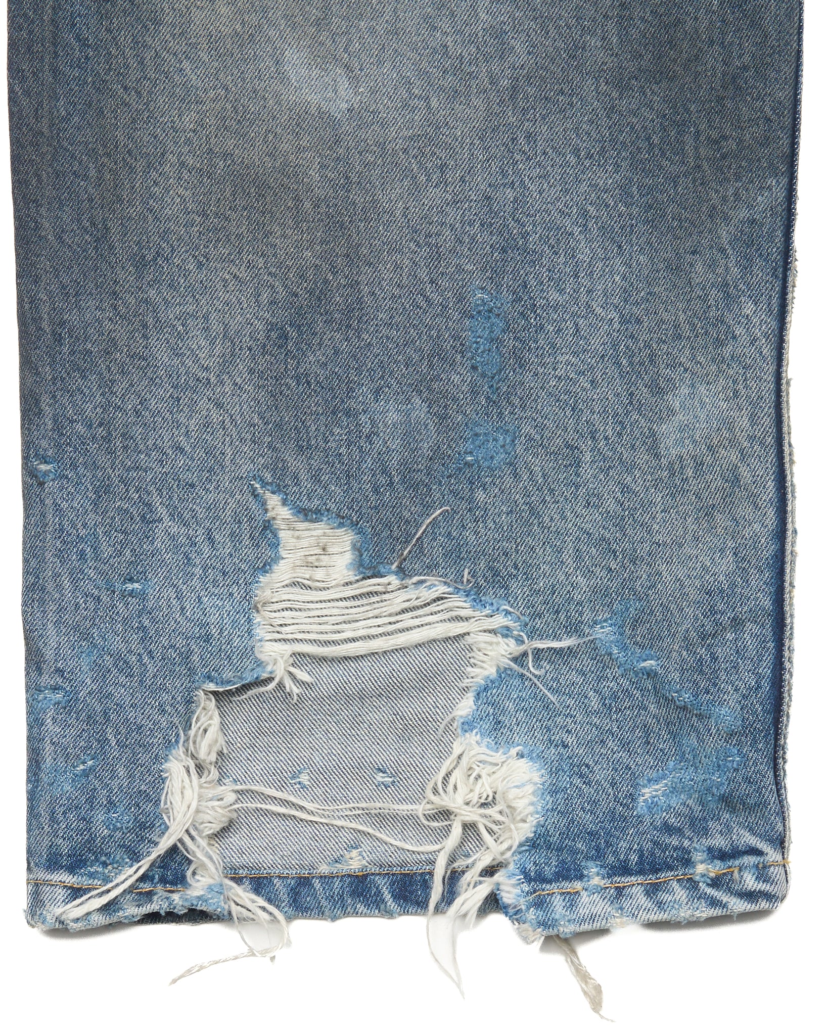 S/S23 Balenciaga ‘Mudshow’ Reversed Pocket Thrash Distressed Denim