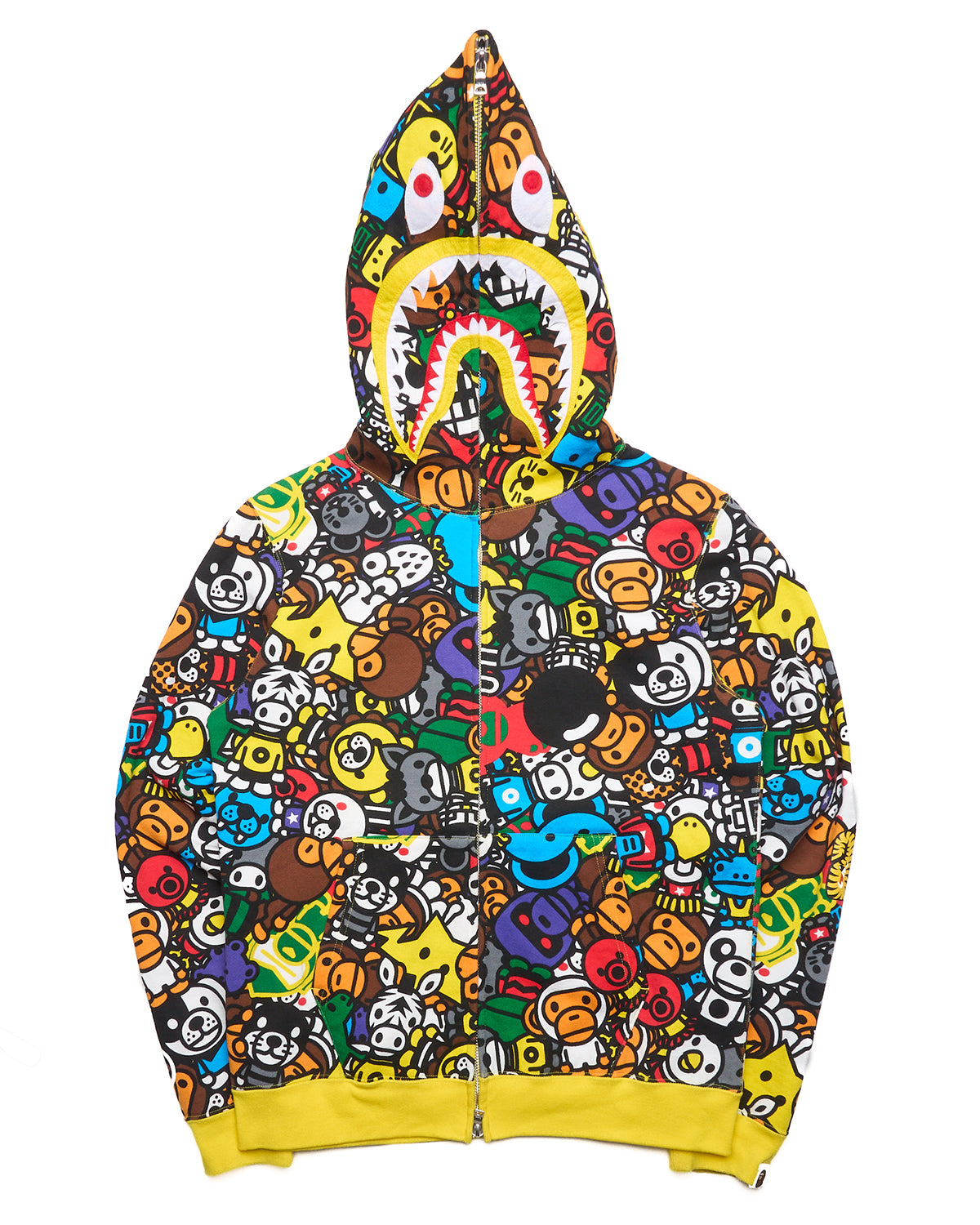 2010 BAPE Baby Milo Zoo Kingdom Shark Full-Zip Hoodie – Garment 2010 BAPE Baby Milo Zoo Kingdom Shark Full-Zip Hoodie – Garment