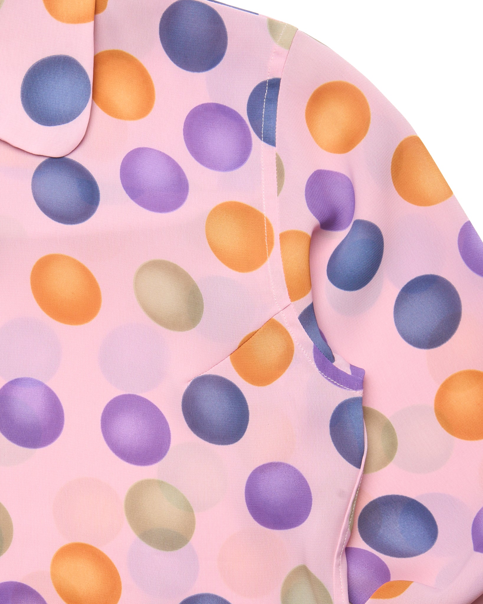 Early 90s EVIS Multi-Colour Dotted Button-Up
