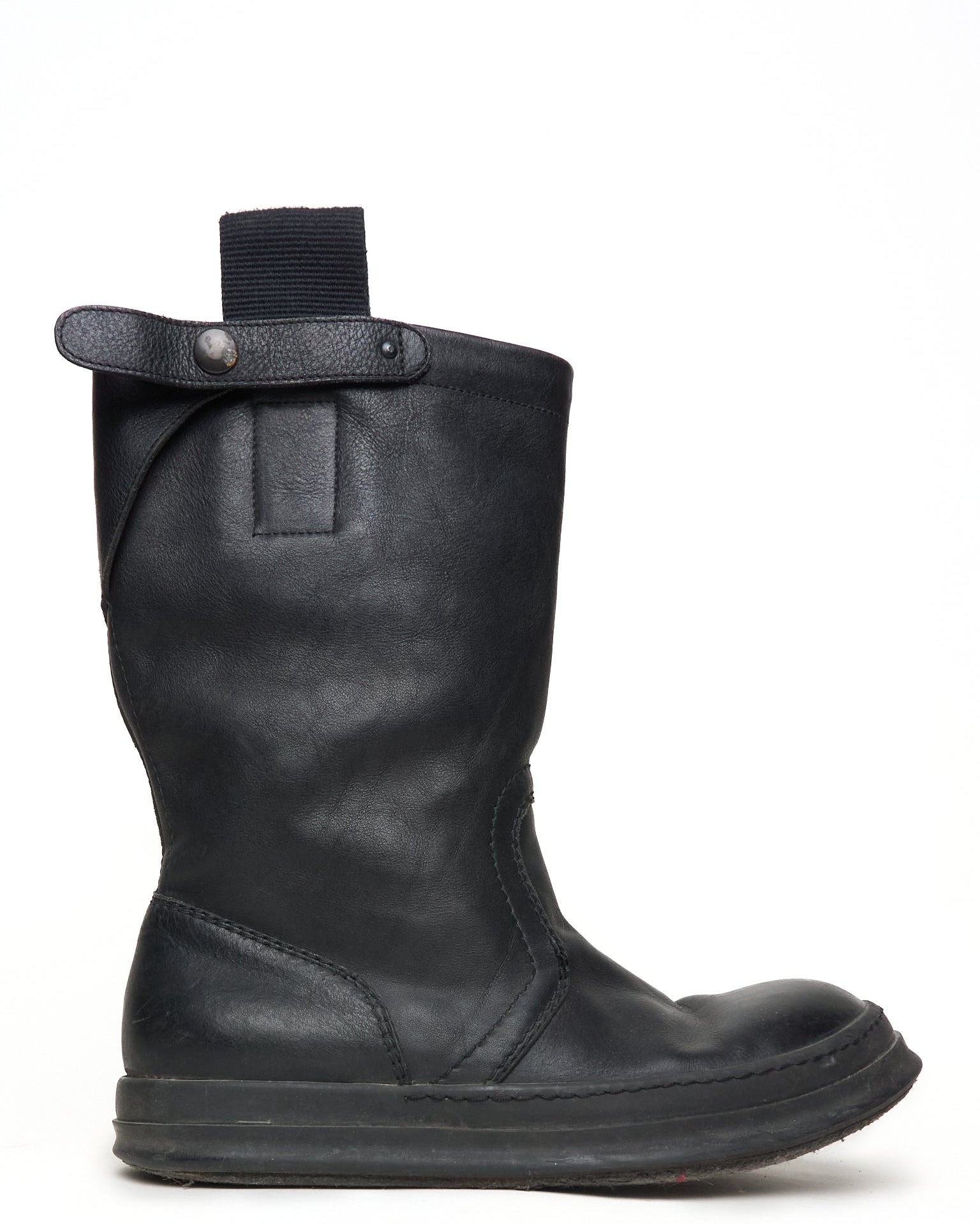 F/W05 Rick Owens Pull-Tab Engineer Sneaker Boots