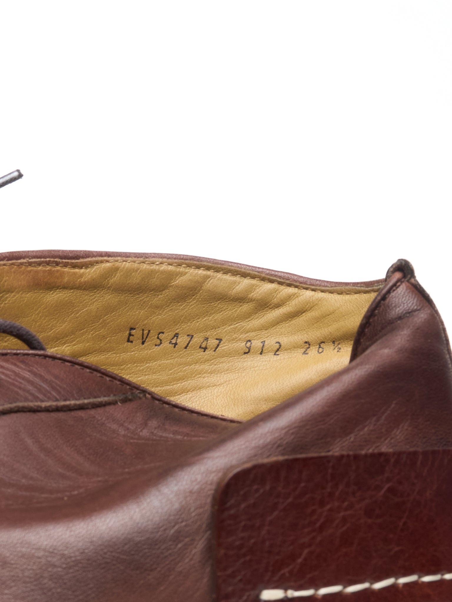 Early 00s MiharaYasuhiro Lace-up Leather Ankle Boots