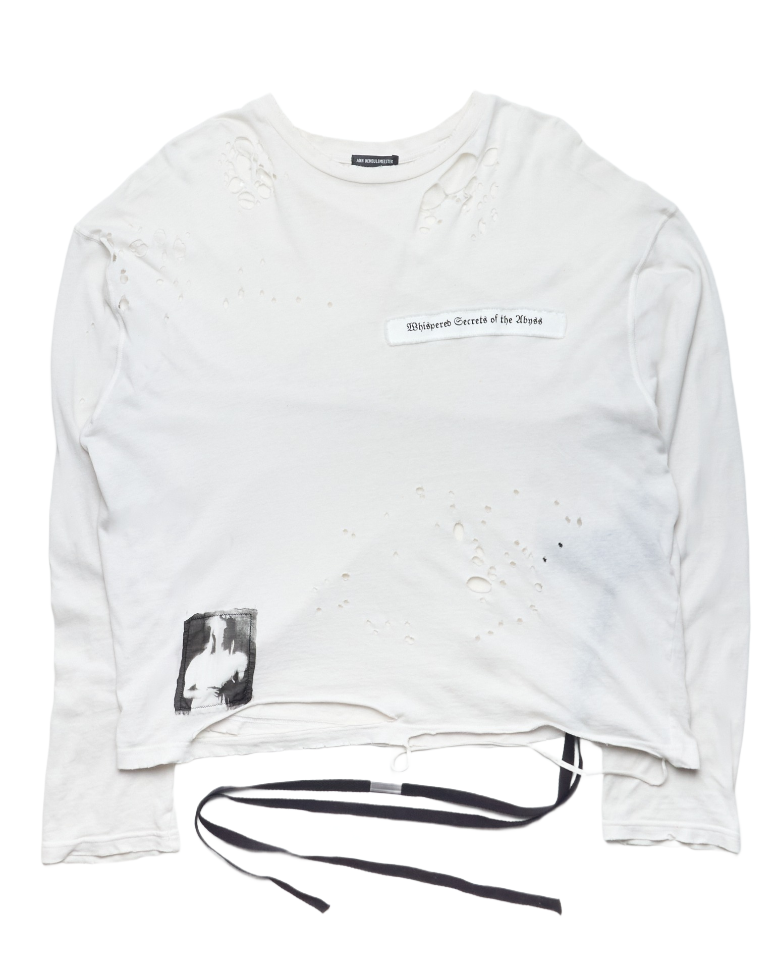 S/S25 Ann Demeulemeester Whisperd Secrets of the Abyss Long Sleeve