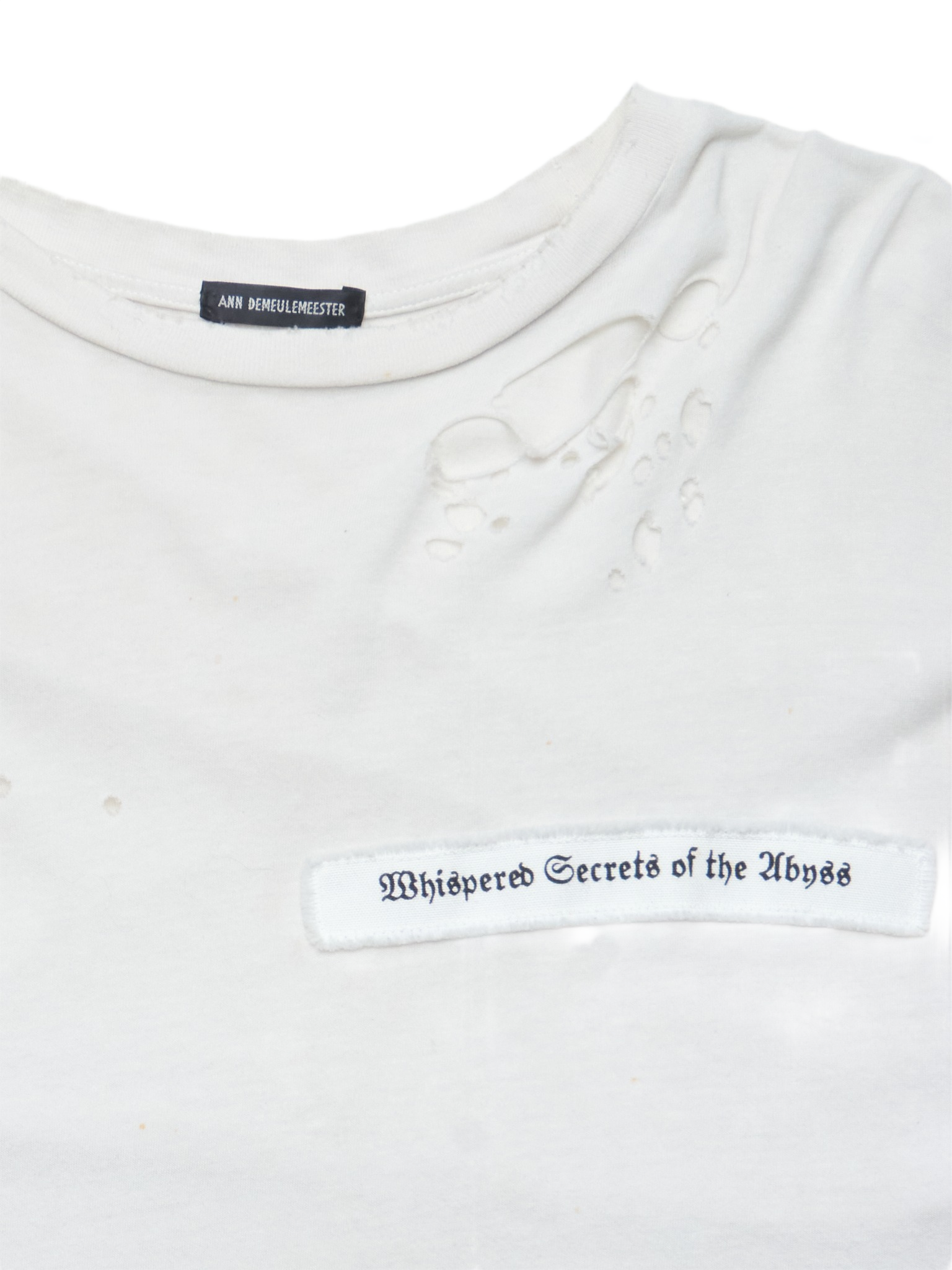 S/S25 Ann Demeulemeester Whisperd Secrets of the Abyss Long Sleeve