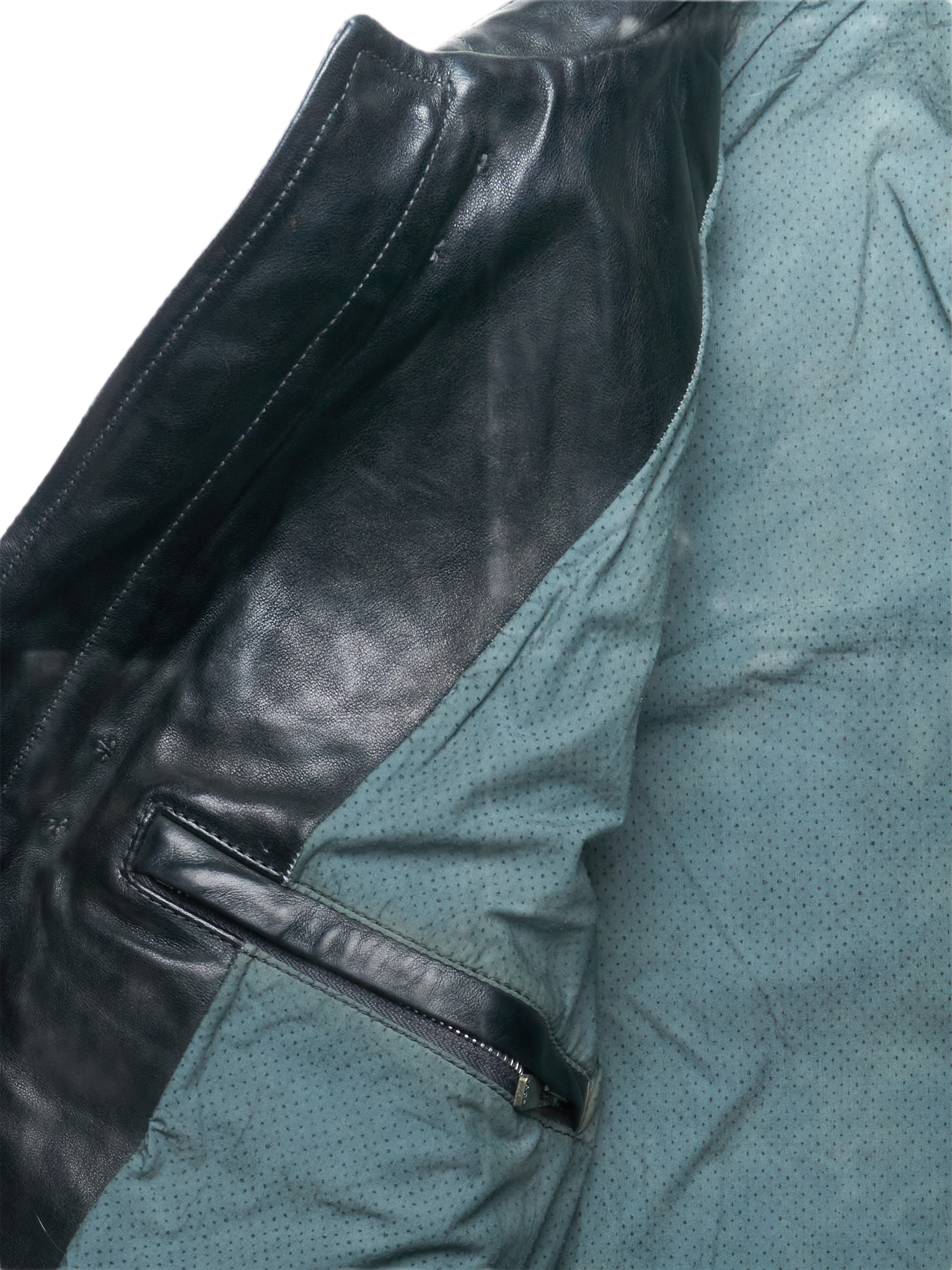 Carol Christian Poell ‘LM/2498 CORS-PTC/010’ Object-dyed Lined Scarstitch Horse Leather Jacket