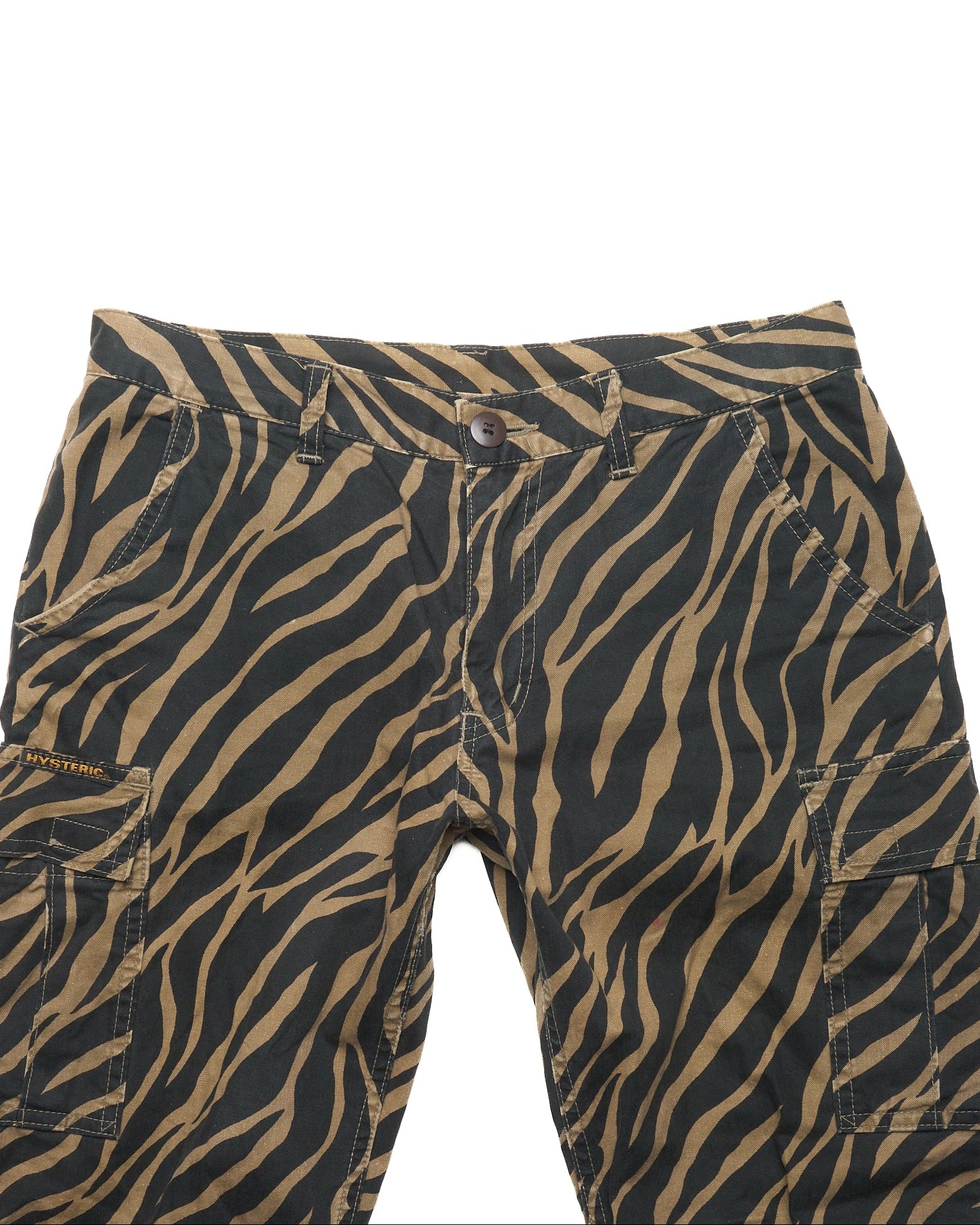 90's Hysteric Glamour Tiger Print Cargo