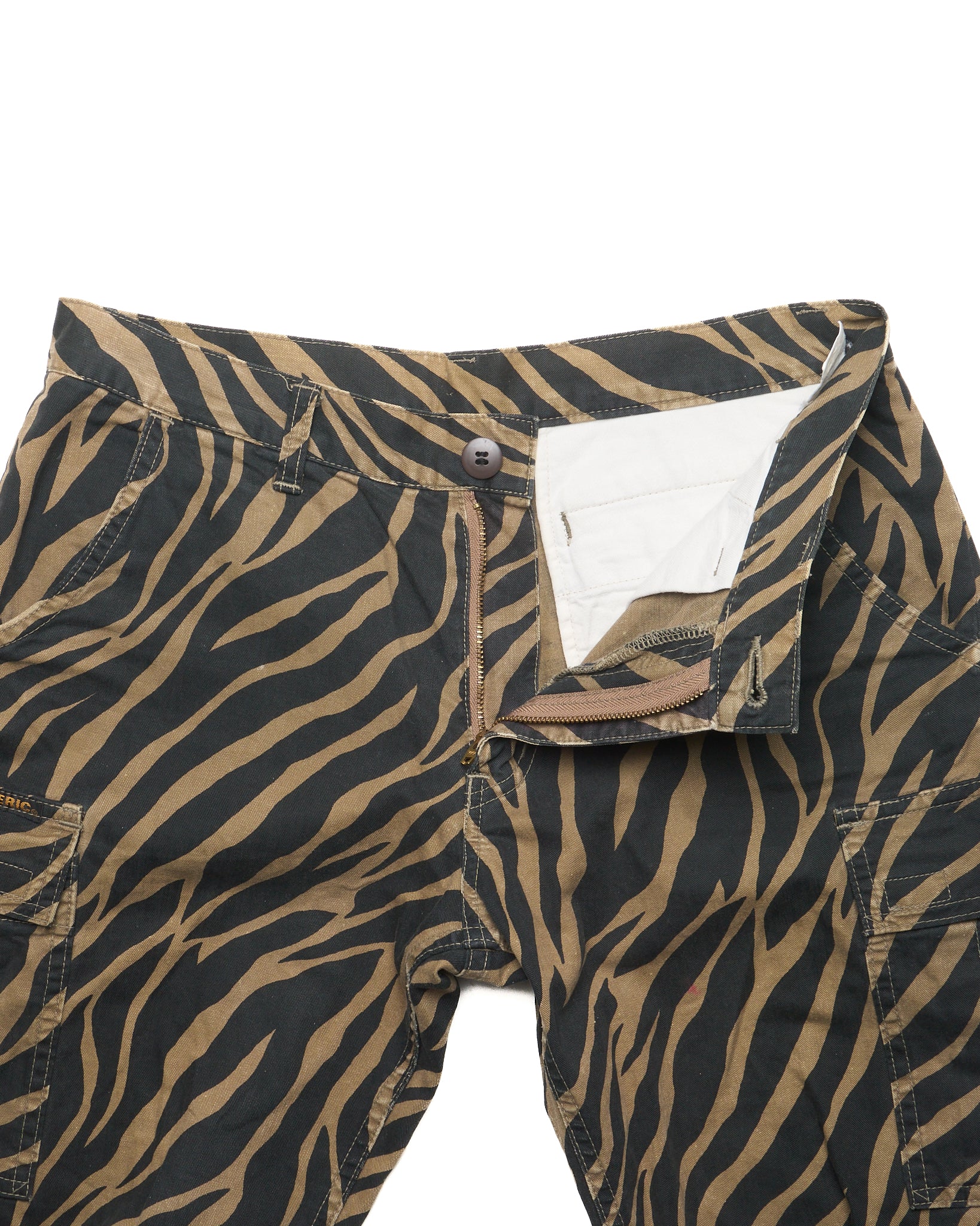 90's Hysteric Glamour Tiger Print Cargo