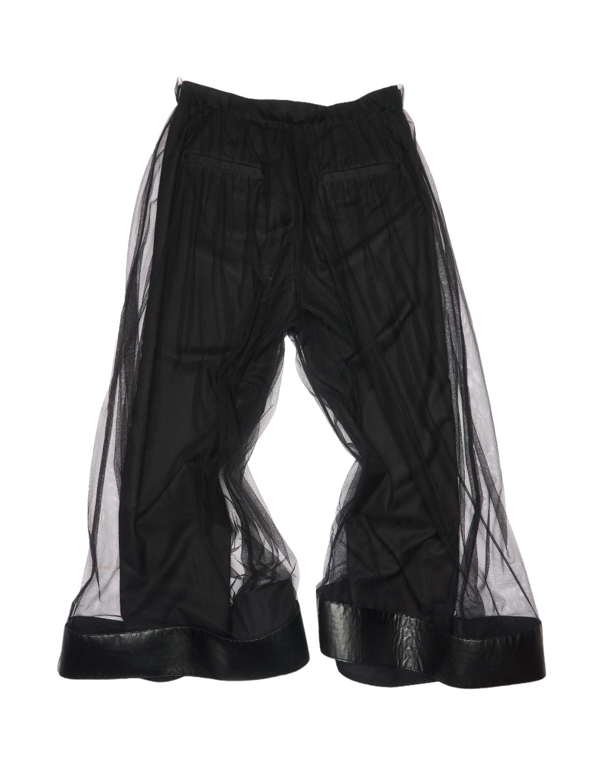 S/S18 Noir Kei Ninomiya Sheer Tulle Layer Trousers