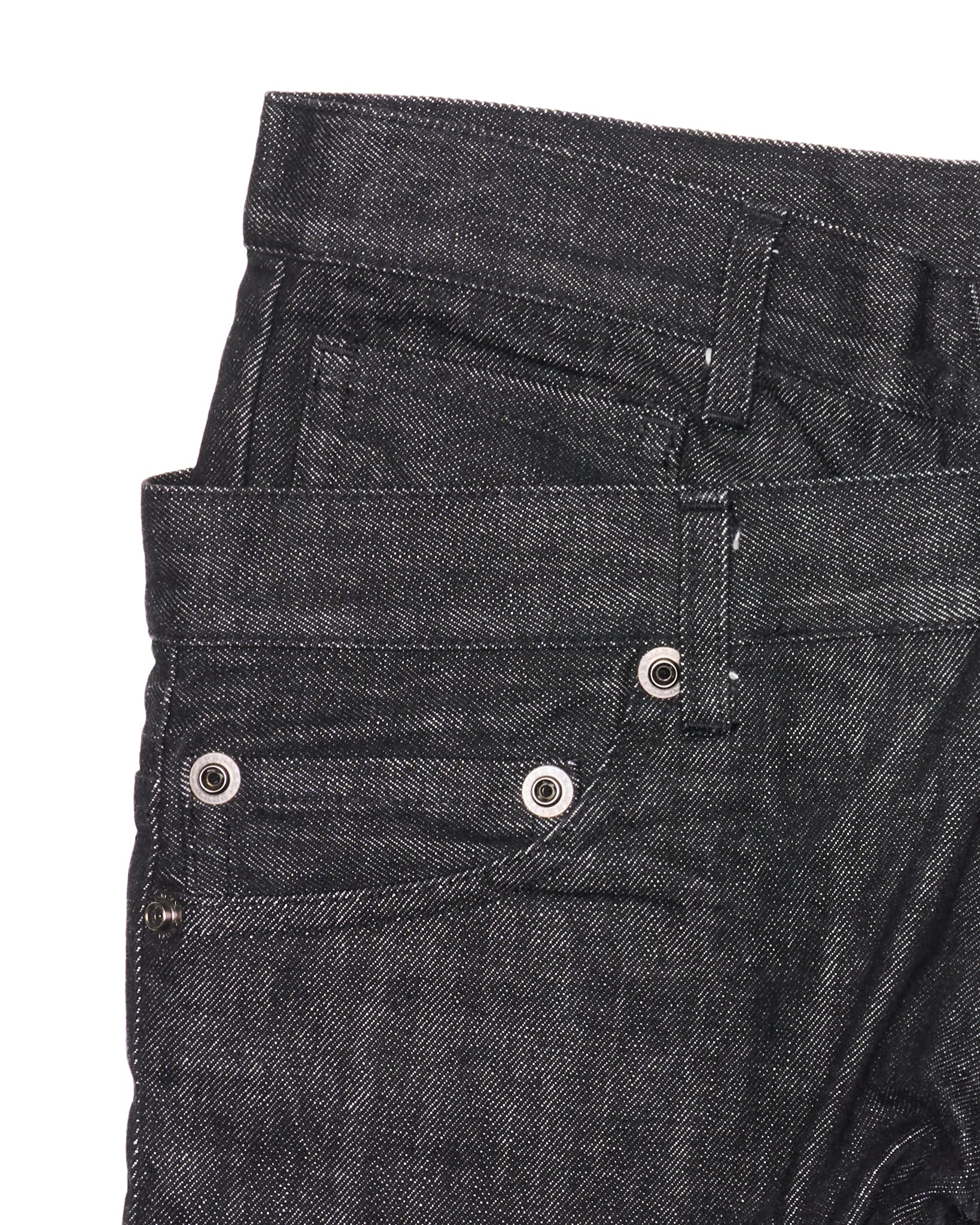 Early 00s nude:masahiko maruyama Deconstructed Double-waisted Cropped Denim