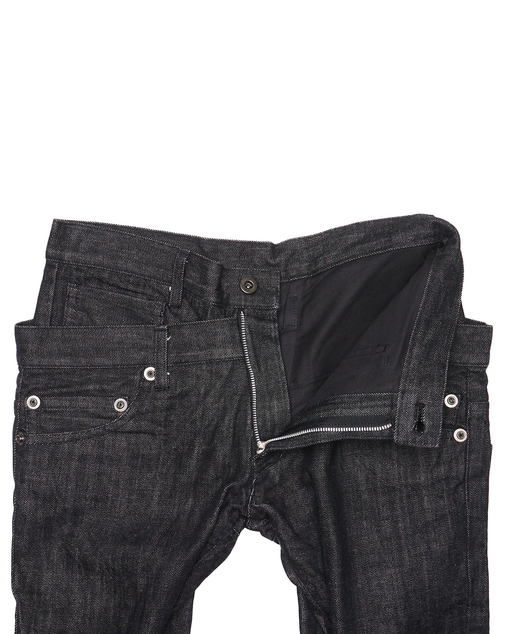 Early 00s nude:masahiko maruyama Deconstructed Double-waisted Cropped Denim