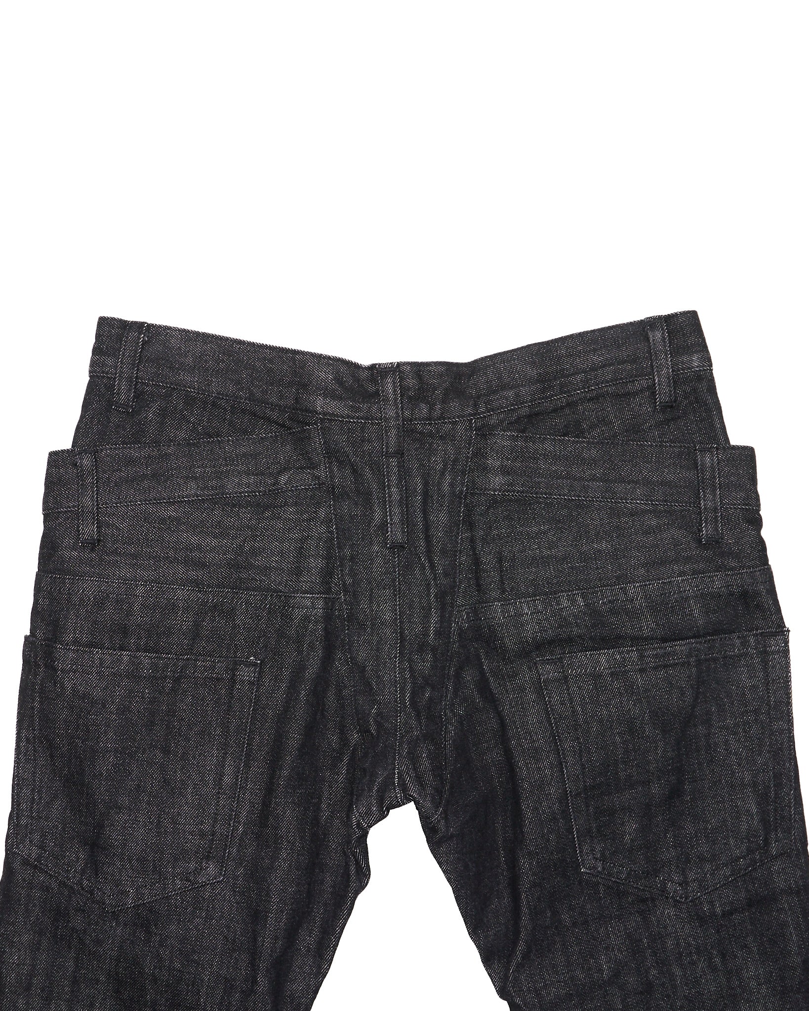 Early 00s nude:masahiko maruyama Deconstructed Double-waisted Cropped Denim
