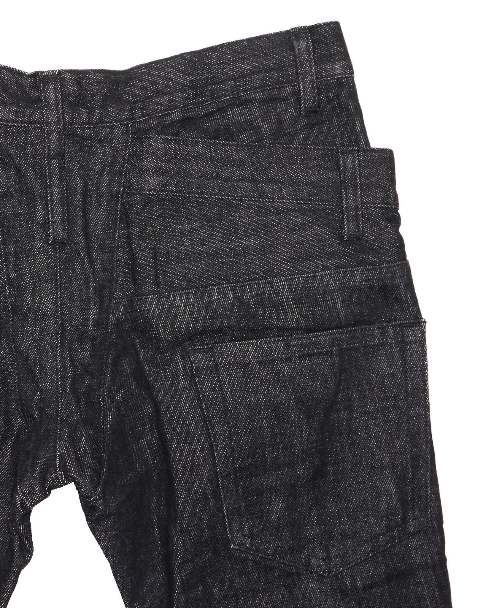 Early 00s nude:masahiko maruyama Deconstructed Double-waisted Cropped Denim