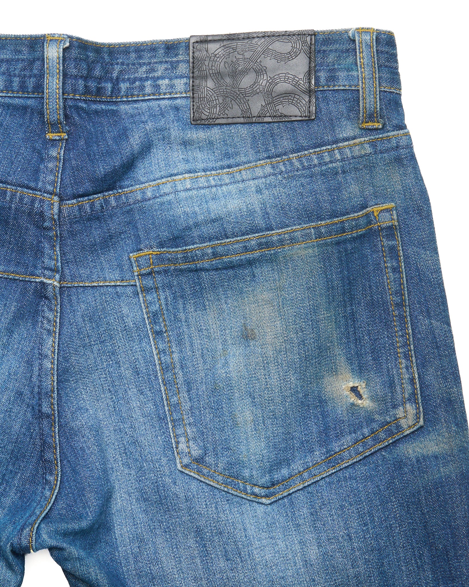 Number (N)ine Musical Note Slim Fit Denim