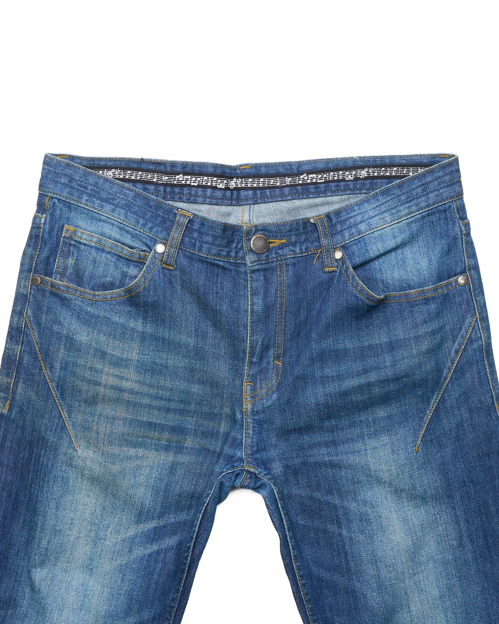 Number (N)ine Musical Note Slim Fit Denim