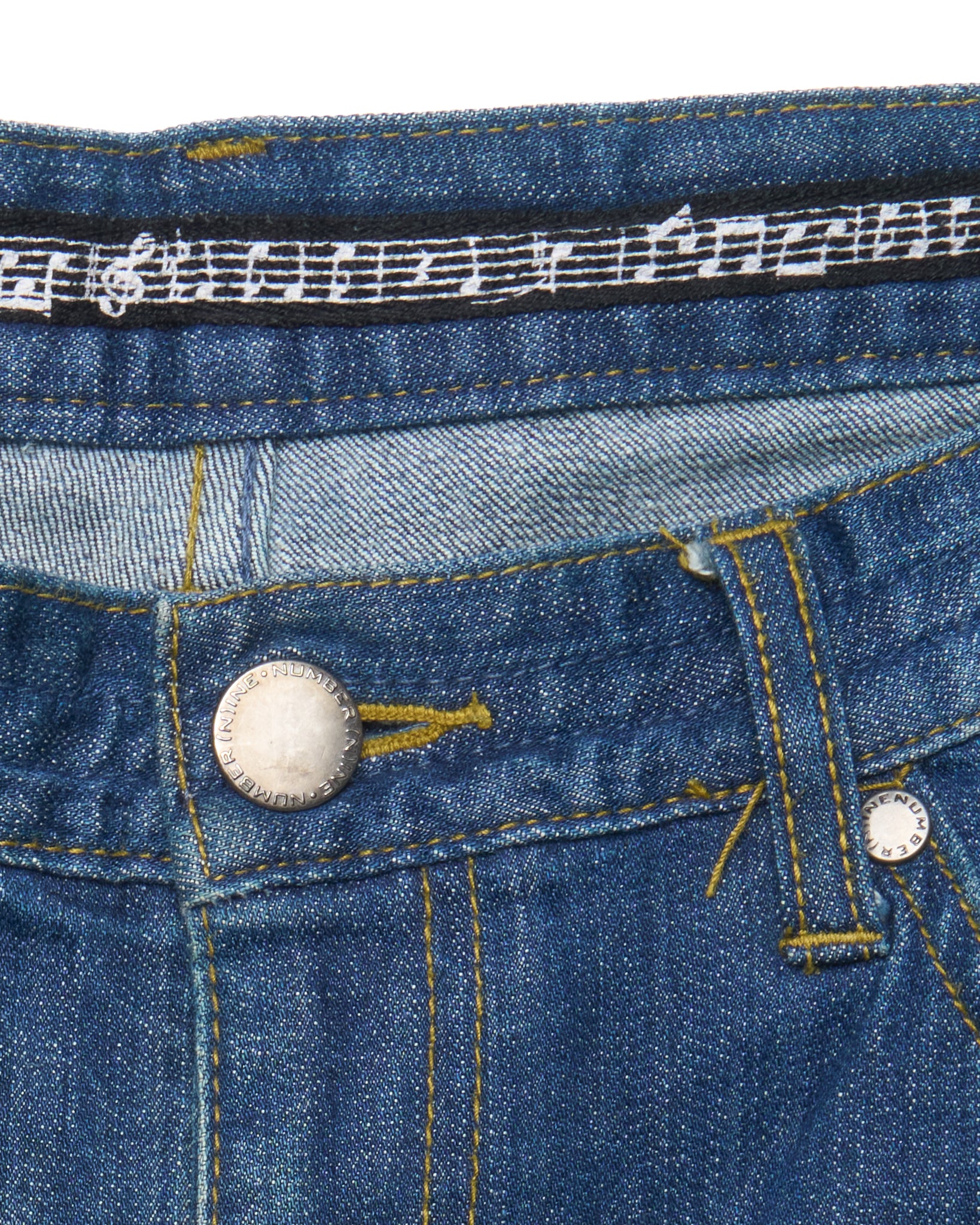 Number (N)ine Musical Note Slim Fit Denim