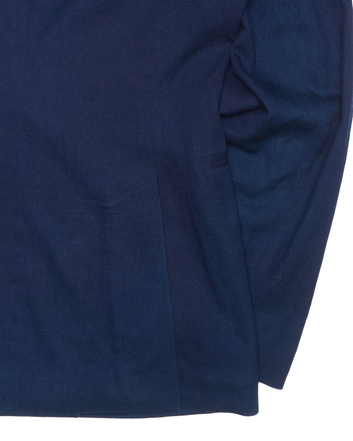 2010s Haider Ackermann Double Breasted Navy Twill Jacket