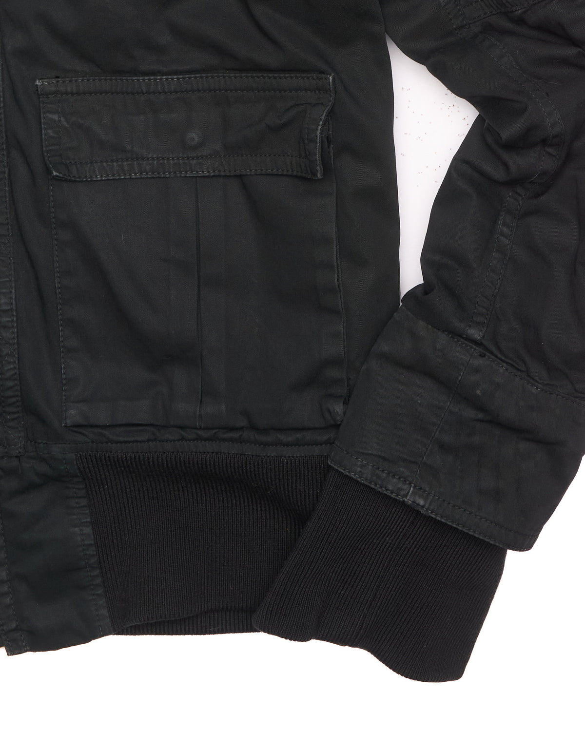 Early 00s ripvanwinkle Black Fur-Trim Parka Jacket