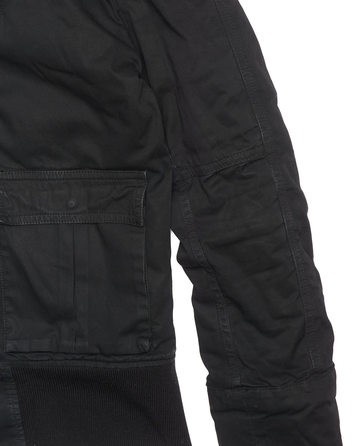 Early 00s ripvanwinkle Black Fur-Trim Parka Jacket
