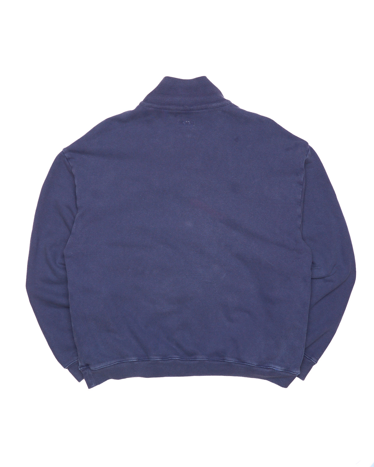F/W23 Kapital "Nickel 4" Half-Zip Navy Cargo Sweatshirt