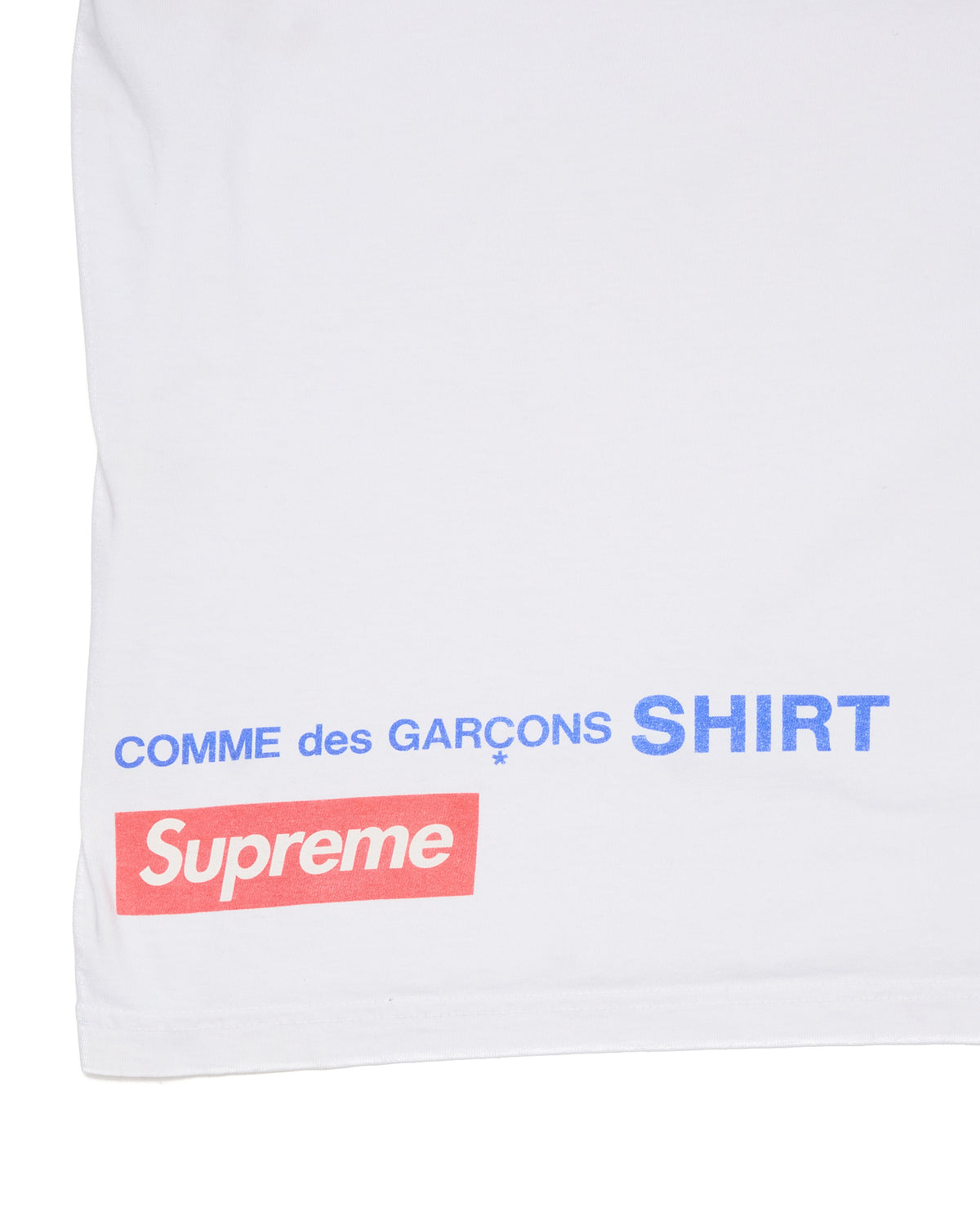 S/S14 Supreme x Comme des Garçons White Harold Hunter Tee Shirt