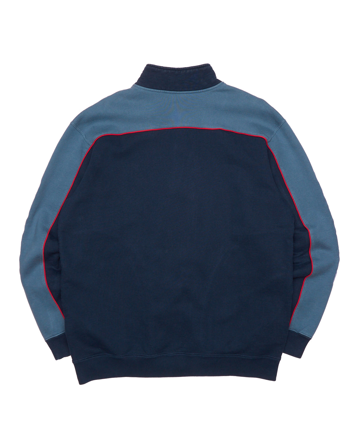 F/W18 Supreme Speedway Half-Zip Navy/Teal Sweatshirt