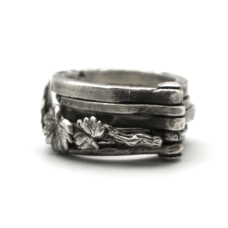 Agaffeine Ivy Gauge Ring