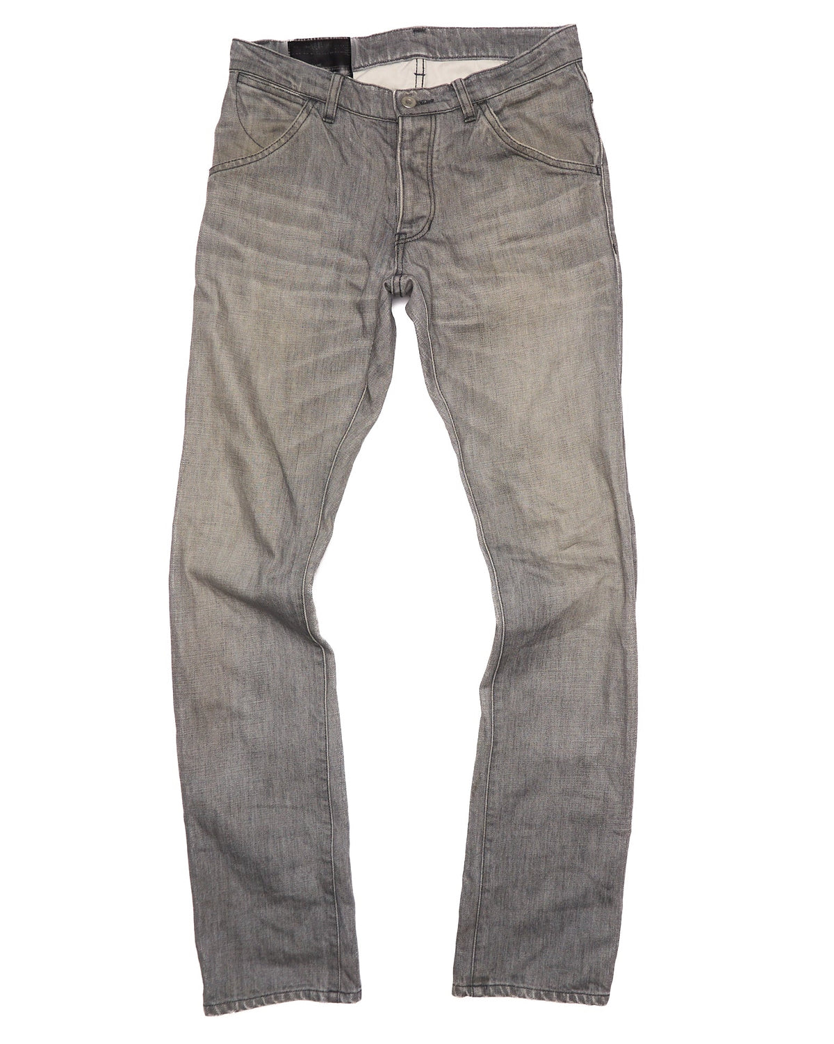 ATTACHMENT by Kazuyuki Kumagai Grey Bootcut Denim Pants